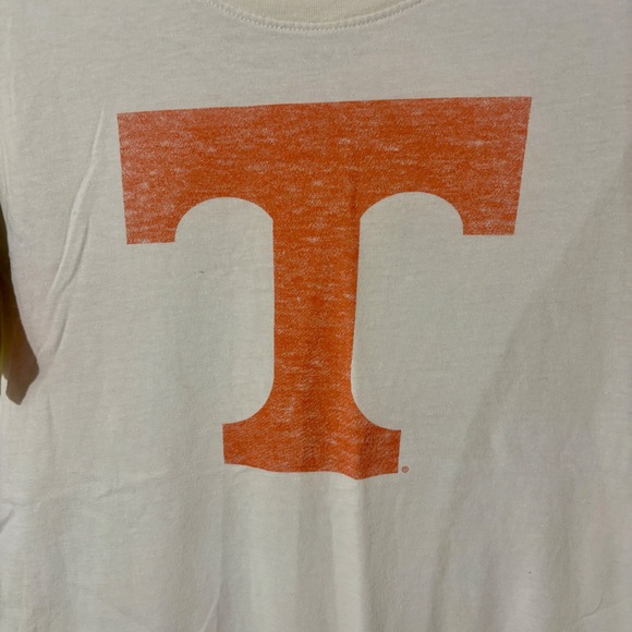'47 Tennessee Volunteers Women's‎ Cream Tshirt Jersey Style Orange  Grey Power T - Picture 2 of 7